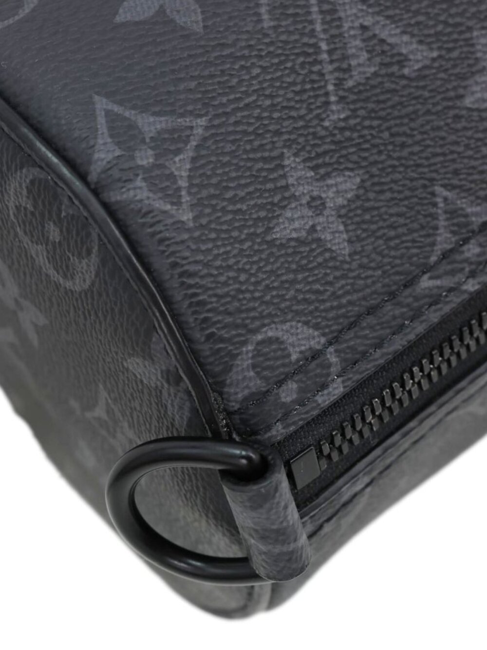 Louis Vuitton  Polochon PM Soft Monogram Eclipse Canvas Crossbody Bag Black - Picture 7 of 14